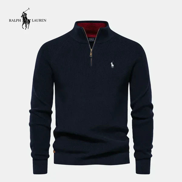 Raⅼрh Ⅼɑυren - Men’s Half-Zip Sweater Premium Knit