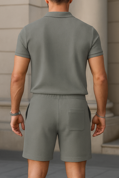 PremiumLässig Set – Poloshirt & Shorts im 2er-Pack