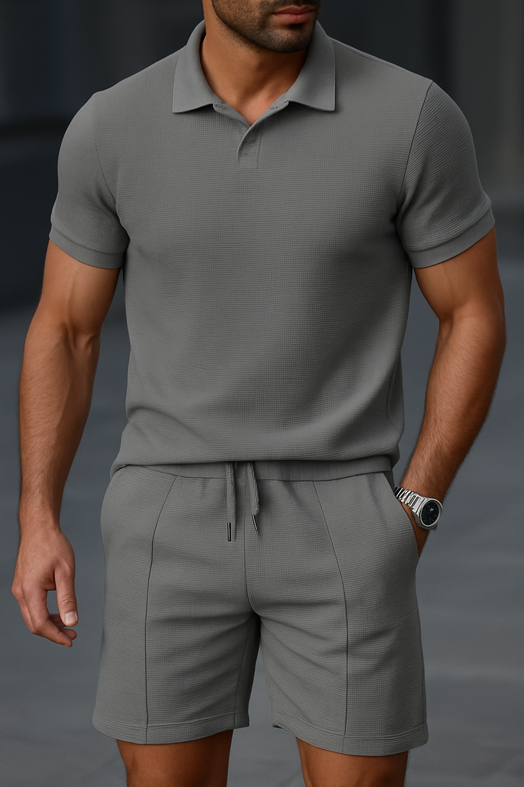 PremiumLässig Set – Poloshirt & Shorts im 2er-Pack